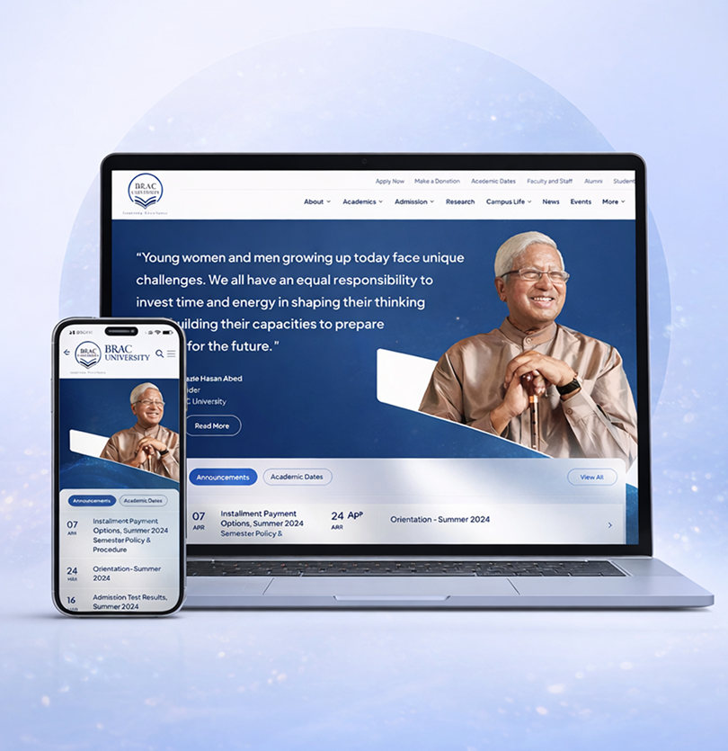 BRAC University Website Redesign for a Better User Experience